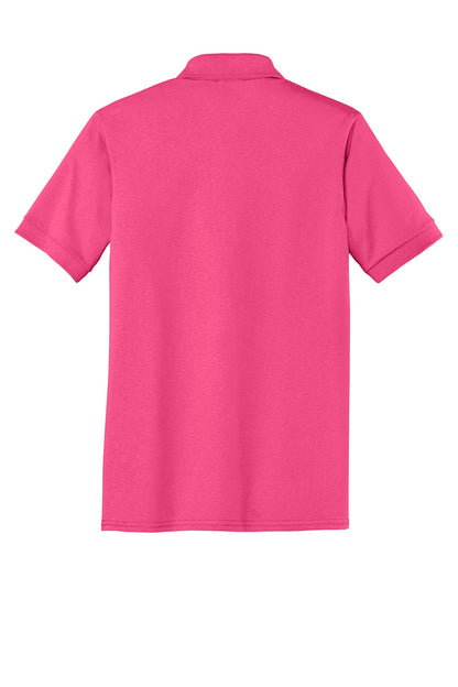 Custom Embroidered Port & Co Polos in Sangria