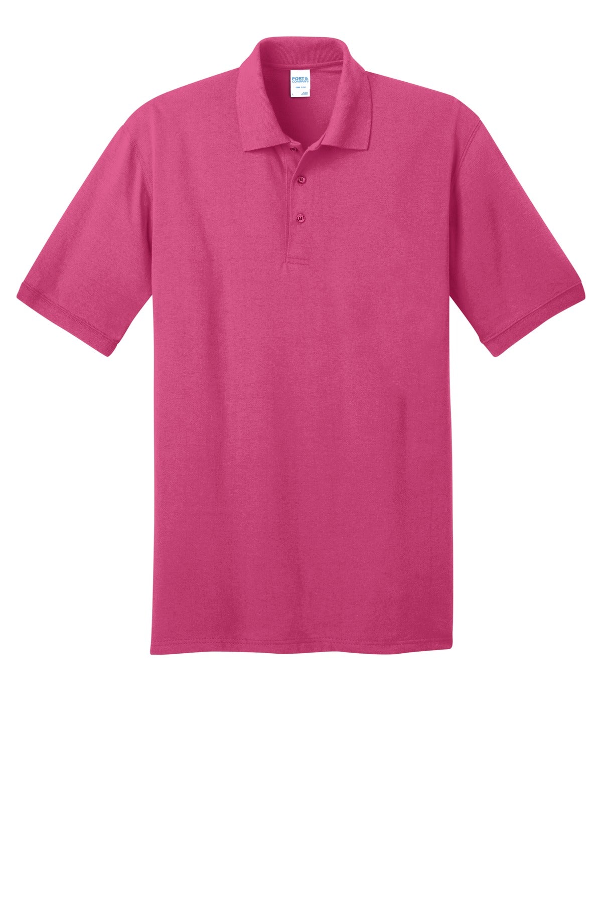 Custom Embroidered Port & Co Polos in Sangria