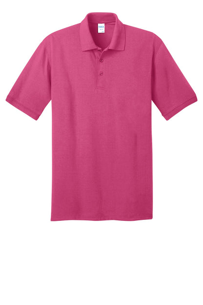 Custom Embroidered Port & Co Polos in Sangria