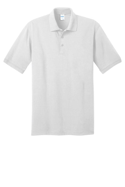 Custom Embroidered Port & Co Polos in White