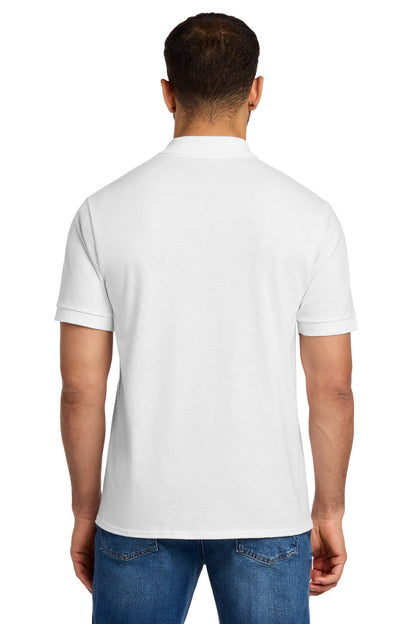 Custom Embroidered Port & Co Polos in White