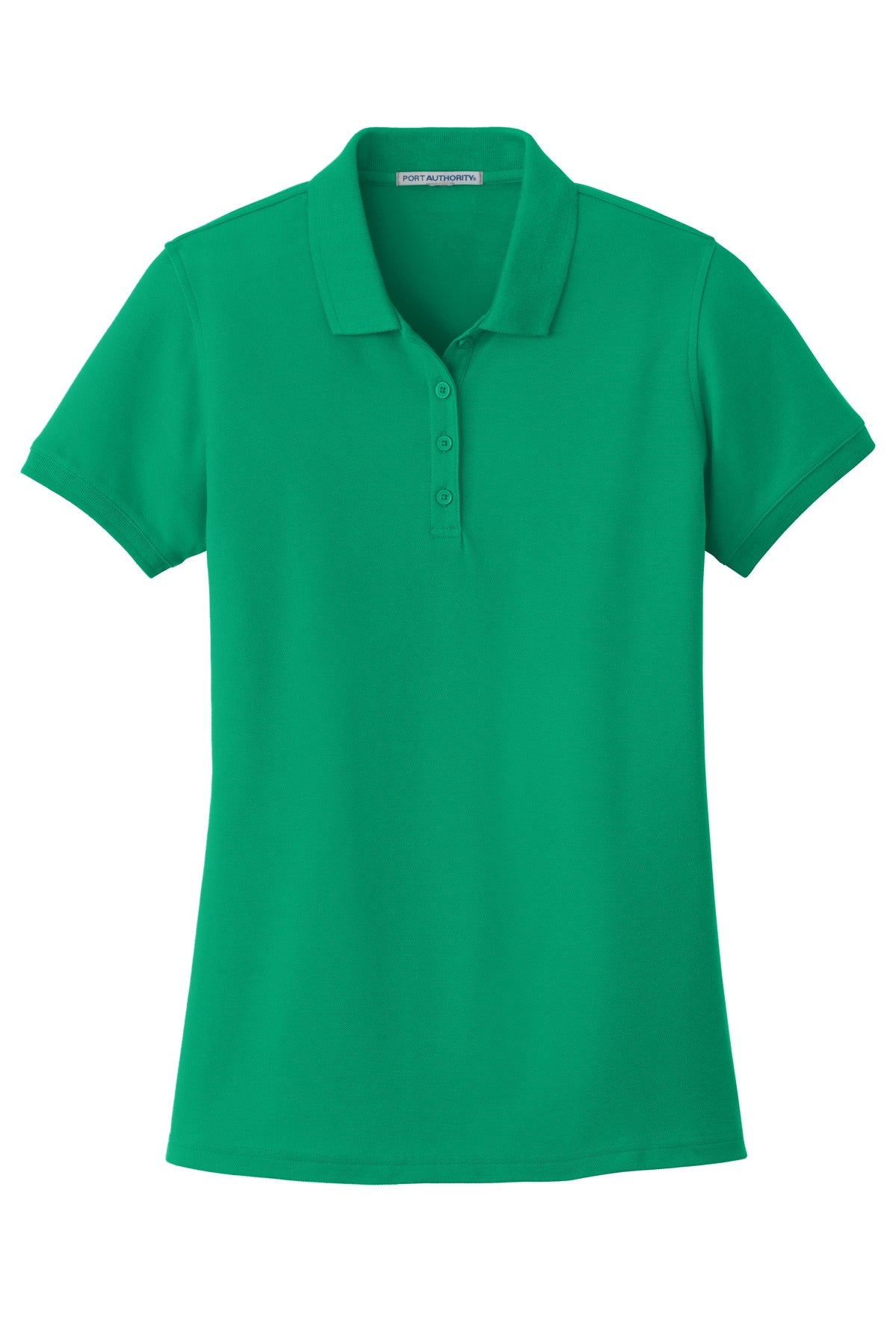 Custom Embroidered Port Authority Polos/Knits in Bright Kelly Green