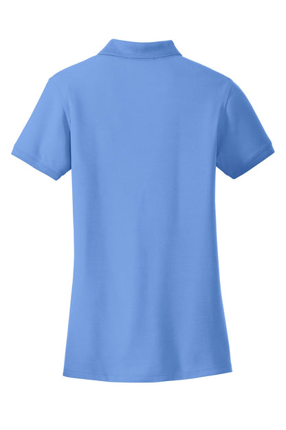 Port Authority Women's Core Classic Pique Polo. L100 Carolina Blue