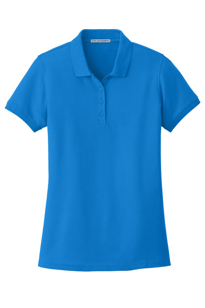 Custom Embroidered Port Authority Polos/Knits in Coastal Blue