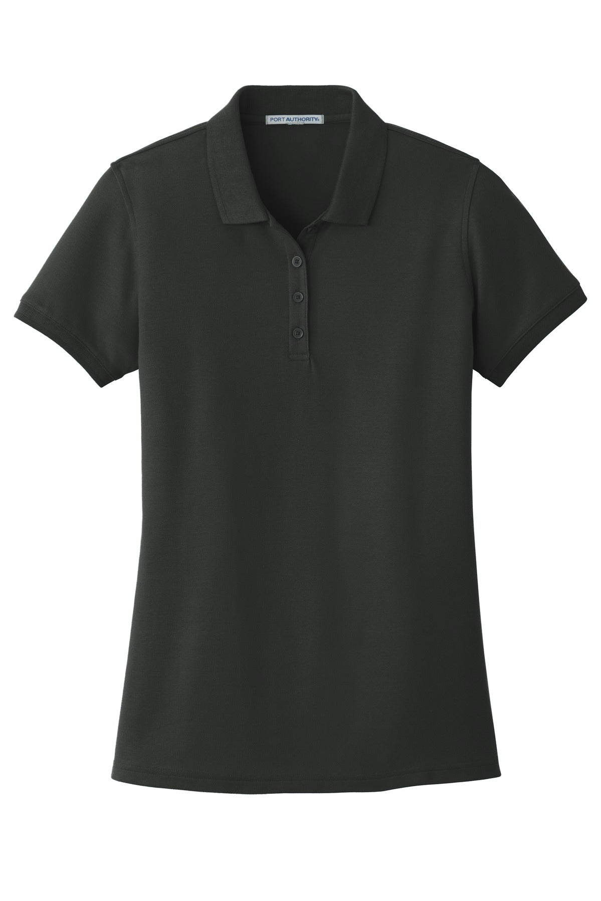 Custom Embroidered Port Authority Polos/Knits in Deep Black