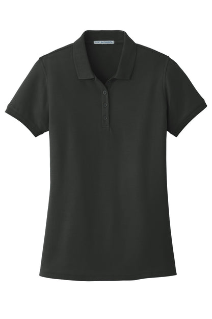 Custom Embroidered Port Authority Polos/Knits in Deep Black