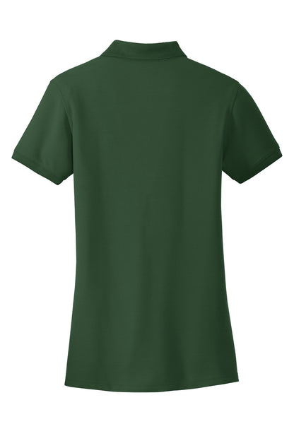 Custom Embroidered Port Authority Polos/Knits in Deep Forest Green