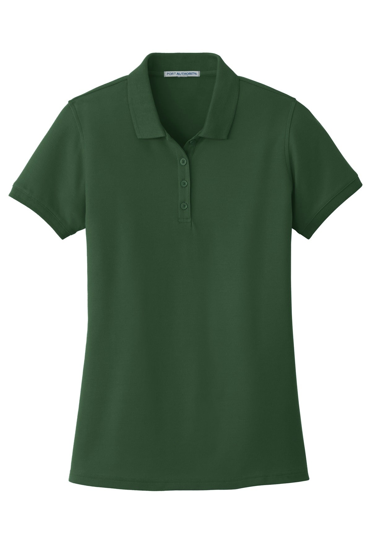 Custom Embroidered Port Authority Polos/Knits in Deep Forest Green