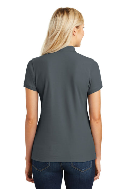 Custom Embroidered Port Authority Women's Core Classic Pique Polo. L100,Graphite