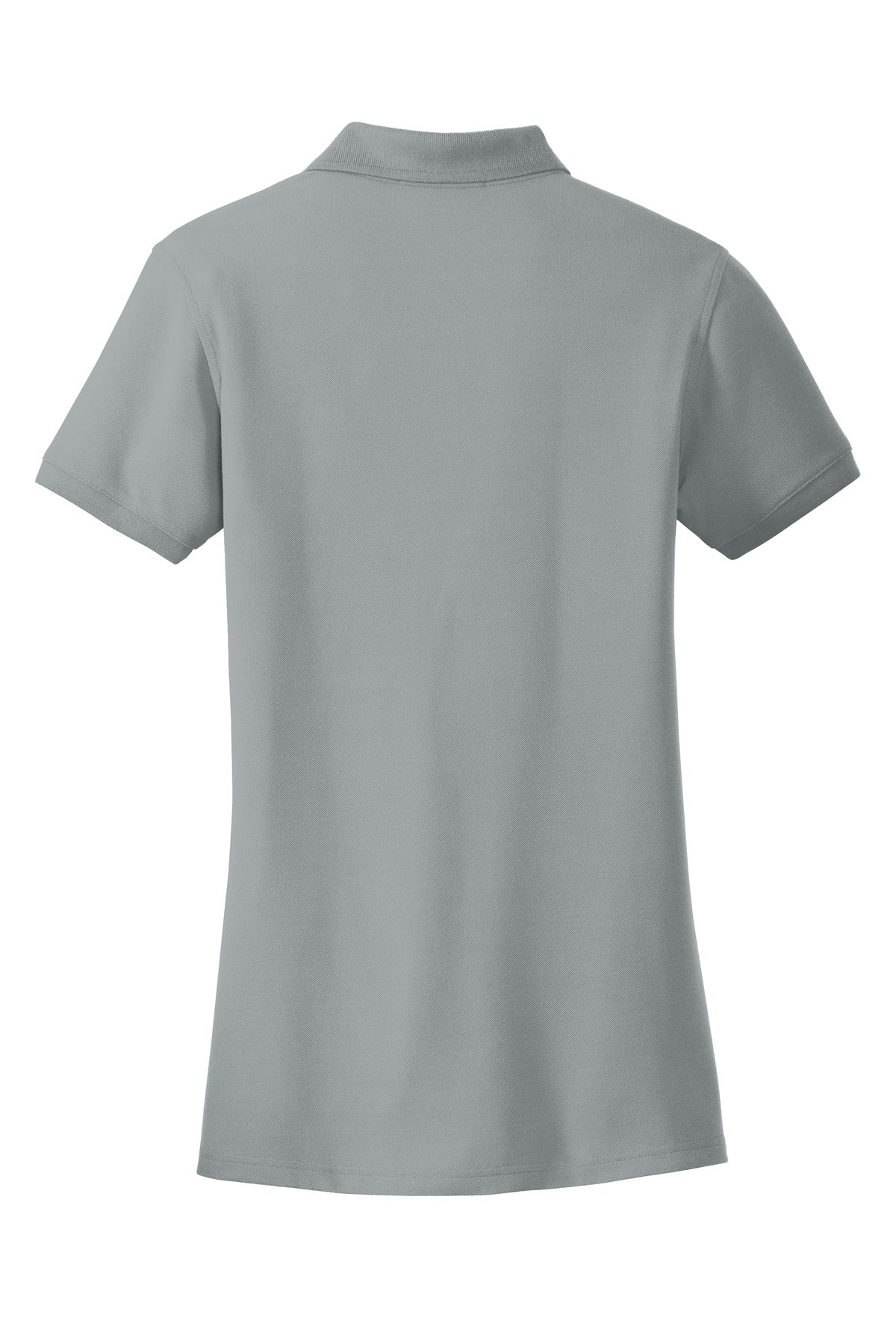 Custom Embroidered Port Authority Polos/Knits in Gusty Grey