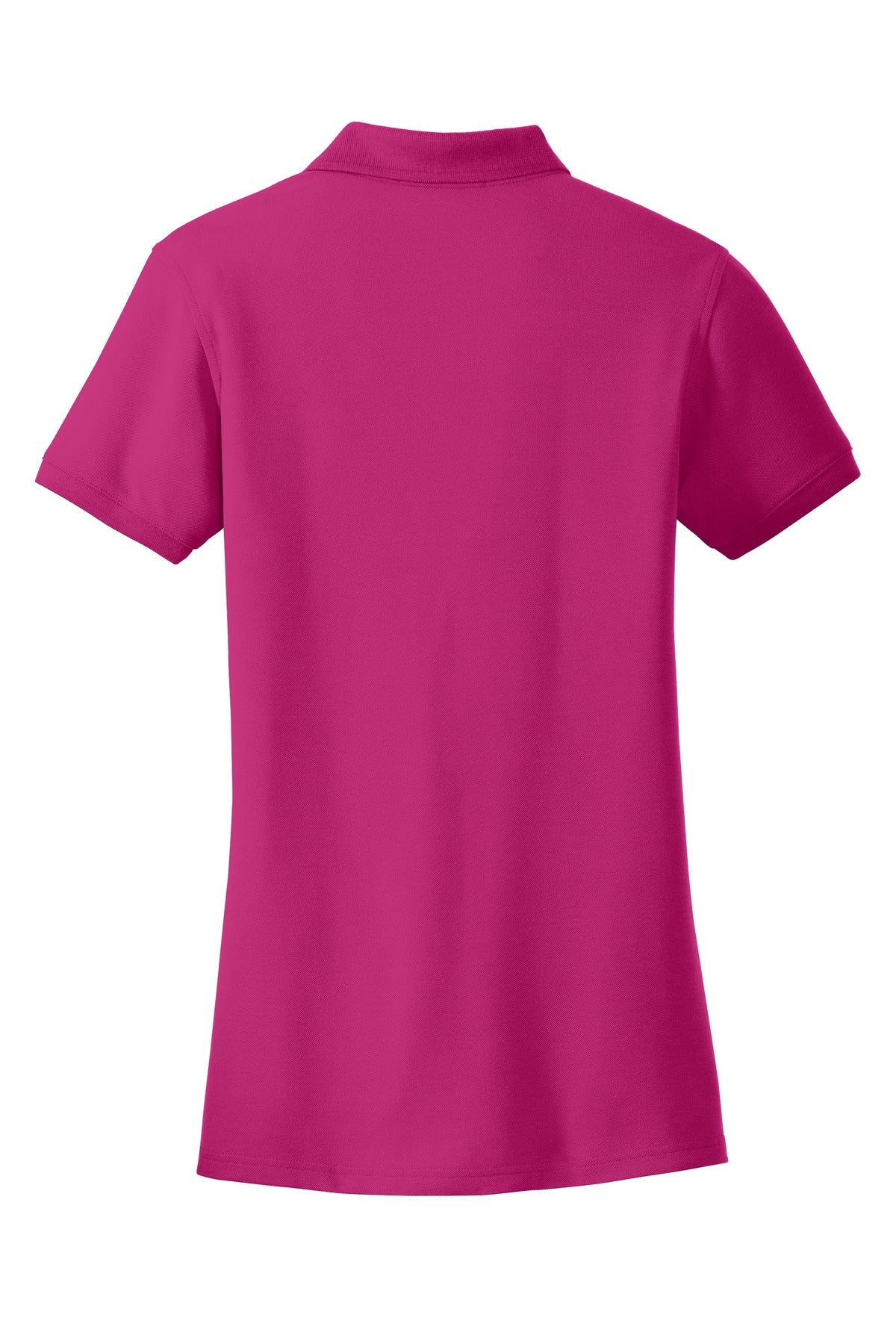 Custom Embroidered Port Authority Polos/Knits in Pink Azalea