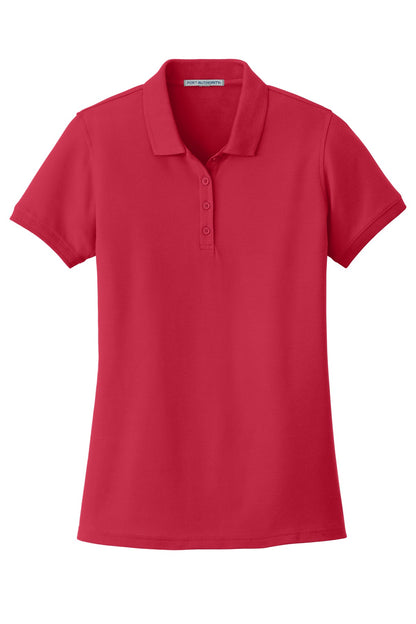 Custom Embroidered Port Authority Polos/Knits in Rich Red
