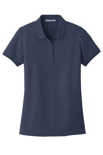 Port Authority Women's Core Classic Pique Polo. L100 River Blue Navy