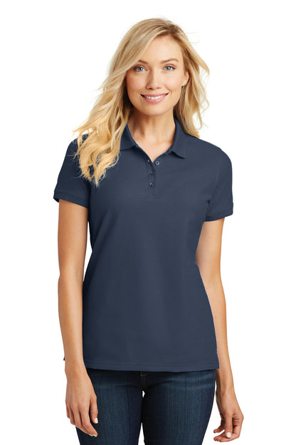Custom Embroidered Port Authority Polos/Knits in River Blue Navy
