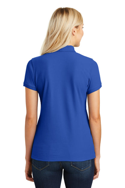 Custom Embroidered Port Authority Women's Core Classic Pique Polo. L100,True Royal