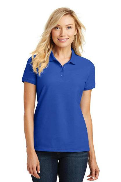 Port Authority Women's Core Classic Pique Polo. L100 True Royal
