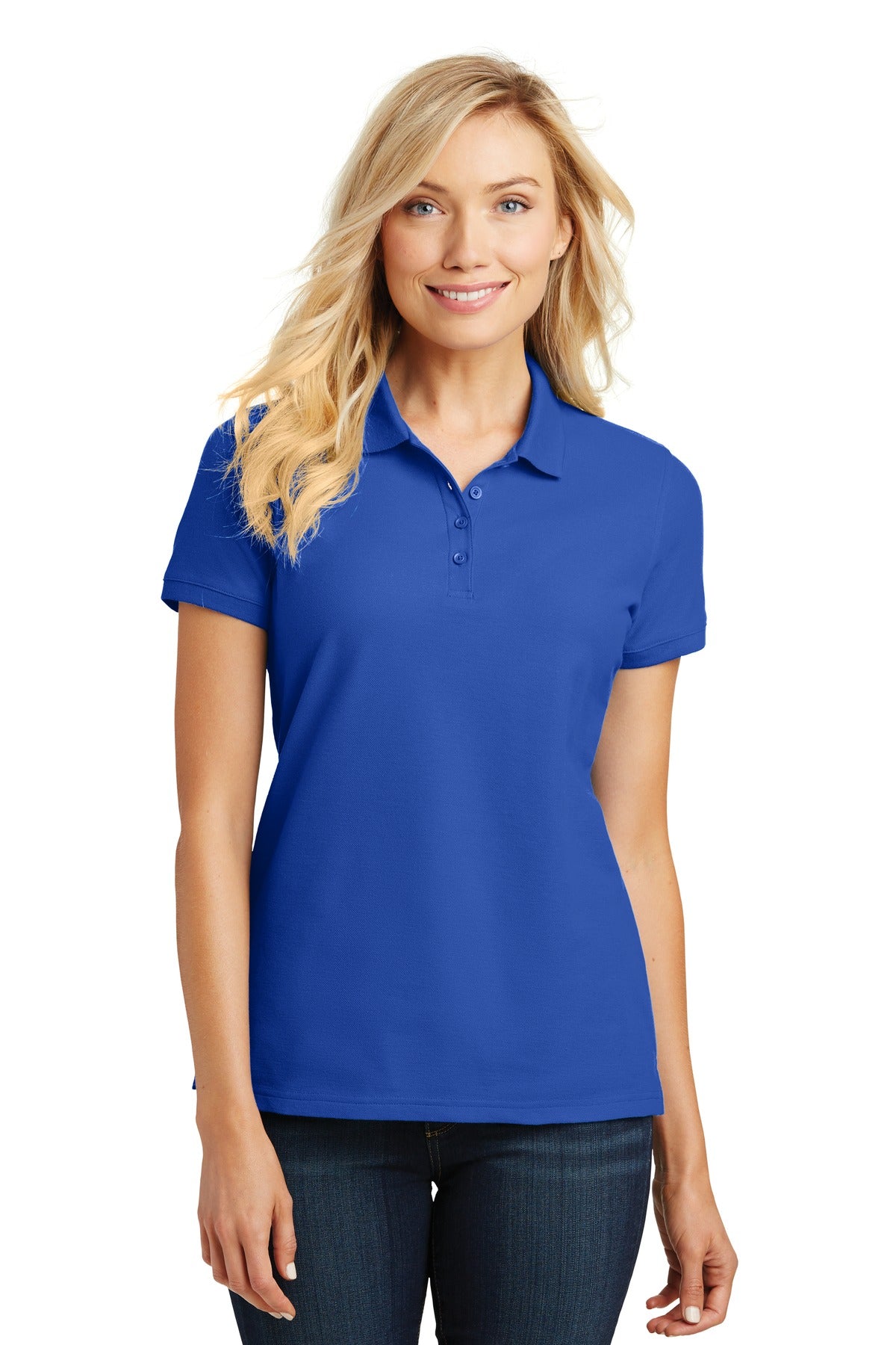 Custom Embroidered Port Authority Polos/Knits in True Royal