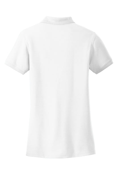 Port Authority Women's Core Classic Pique Polo. L100 White