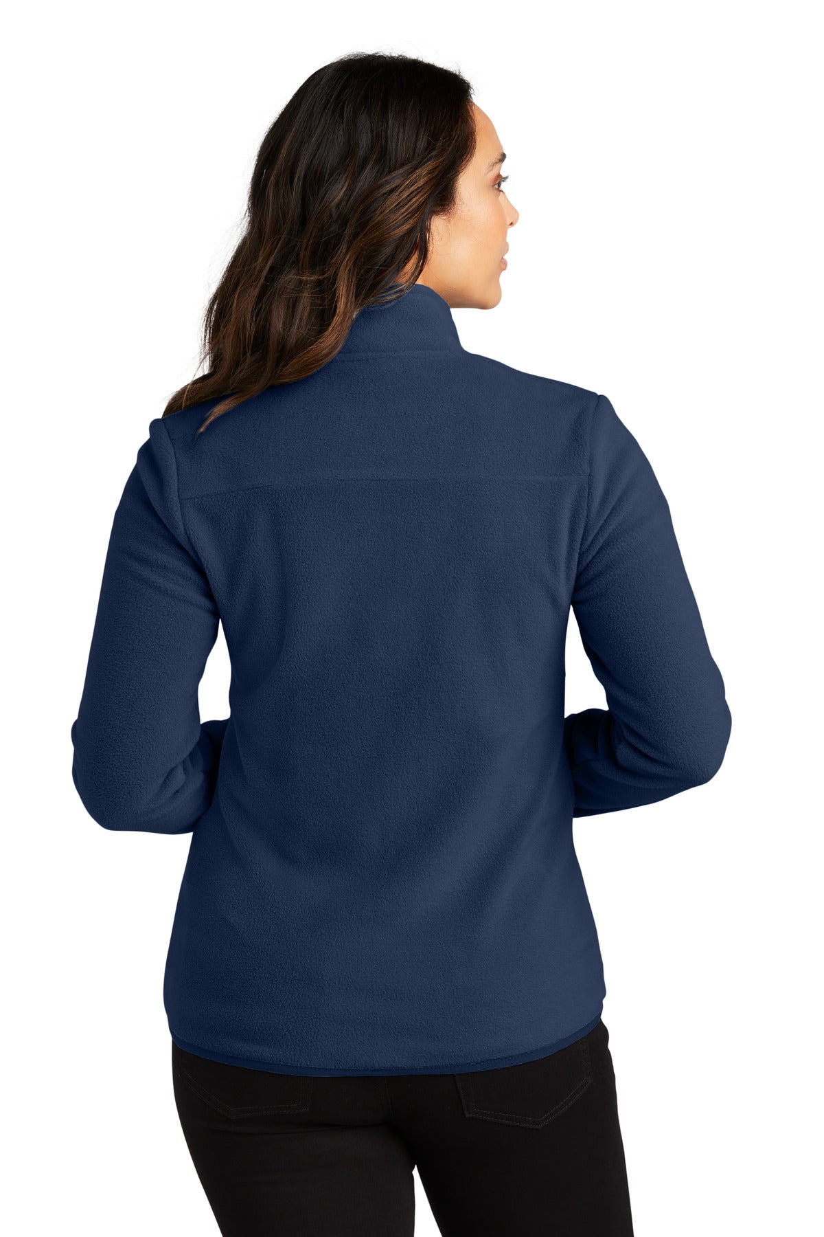 Custom Embroidered Port Authority Women's Connection Fleece Jacket L110,River Blue Navy
