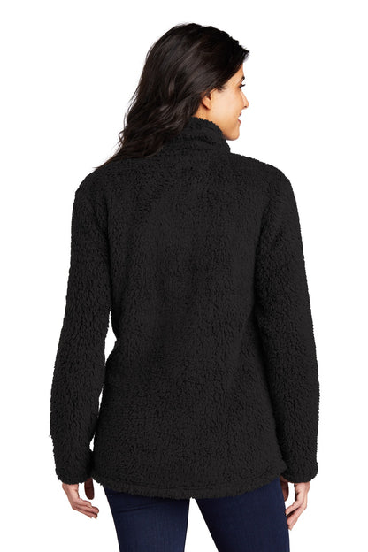 Custom Embroidered Port Authority Women's Cozy 1/4-Zip Fleece L130,Black