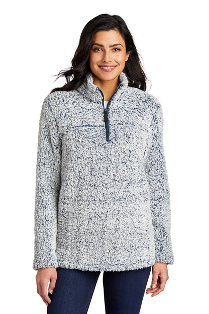Custom Embroidered Port Authority Outerwear in Navy Heather