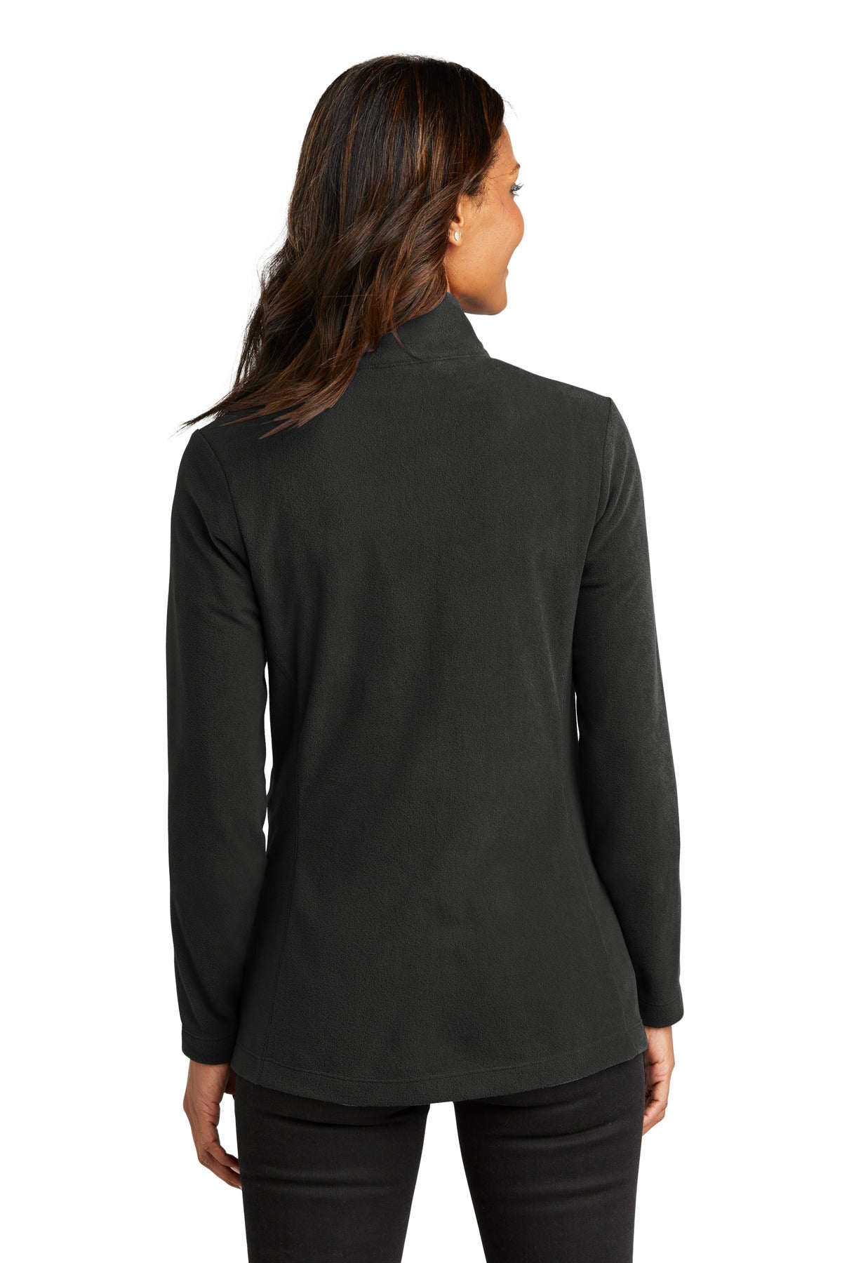 Custom Embroidered Port Authority Women's Accord Microfleece Jacket L151,Black