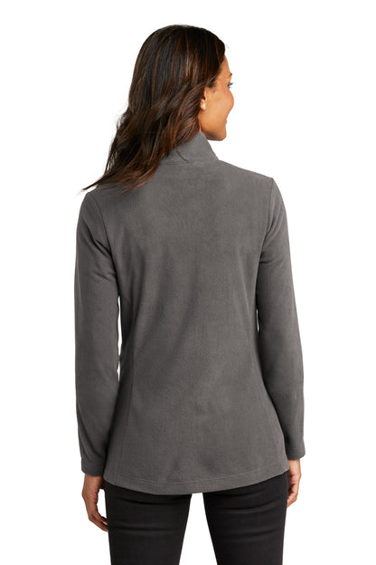 Custom Embroidered Port Authority Women's Accord Microfleece Jacket L151,Pewter