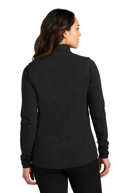 Custom Embroidered Port Authority Women's Accord Microfleece Vest L152,Black