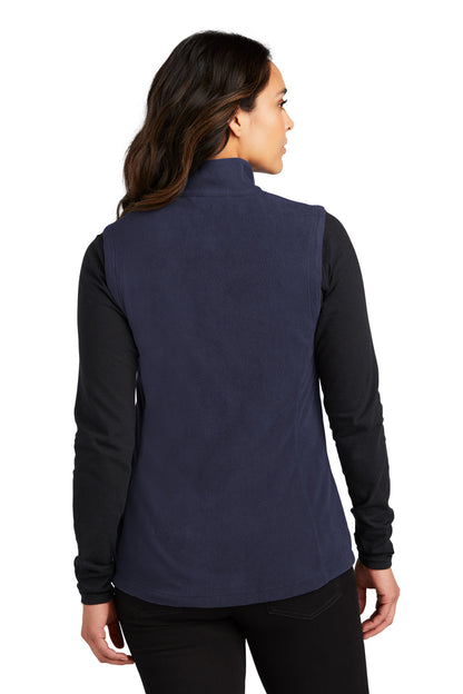Custom Embroidered Port Authority Women's Accord Microfleece Vest L152,Navy