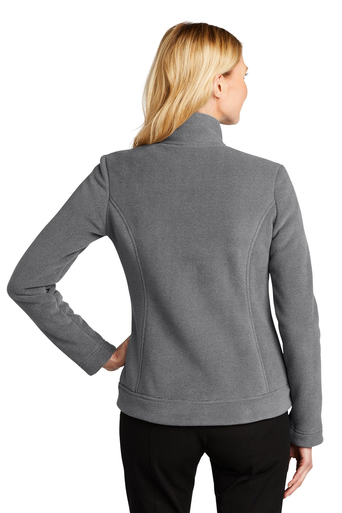 Custom Embroidered Port Authority  Women's Ultra Warm Brushed Fleece Jacket. L211,Gusty Grey/ Sterling Grey