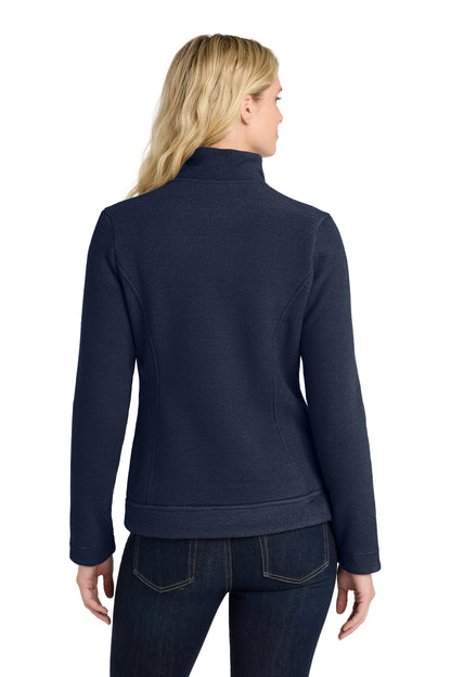 Custom Embroidered Port Authority  Women's Ultra Warm Brushed Fleece Jacket. L211,Insignia Blue/ River Blue Navy