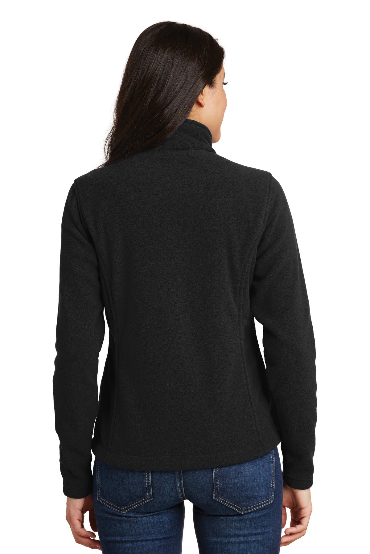 Custom Embroidered Port Authority Women's Value Fleece Jacket. L217,Black
