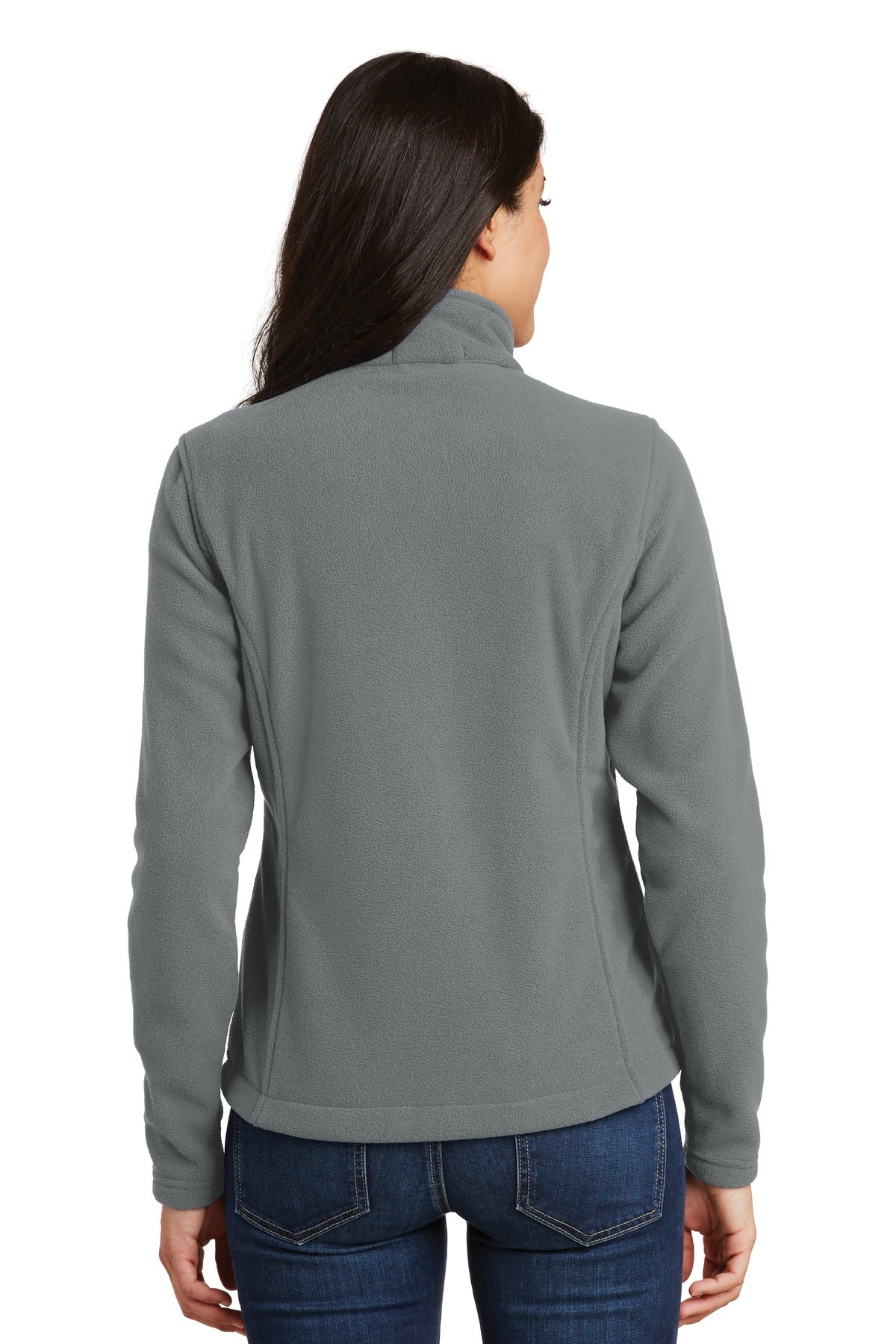Custom Embroidered Port Authority Women's Value Fleece Jacket. L217,Deep Smoke