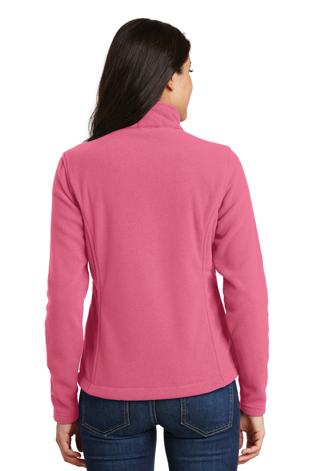 Custom Embroidered Port Authority Women's Value Fleece Jacket. L217,Pink Blossom
