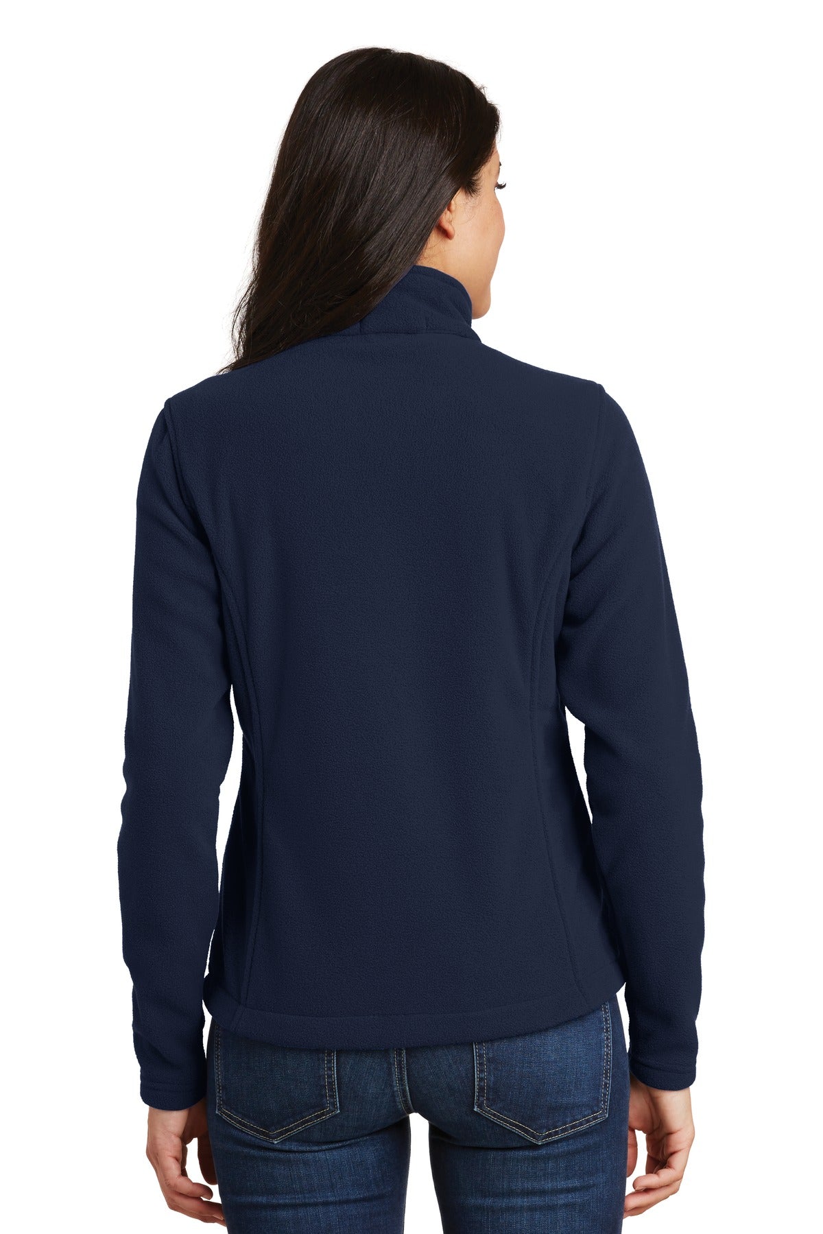 Custom Embroidered Port Authority Women's Value Fleece Jacket. L217,True Navy