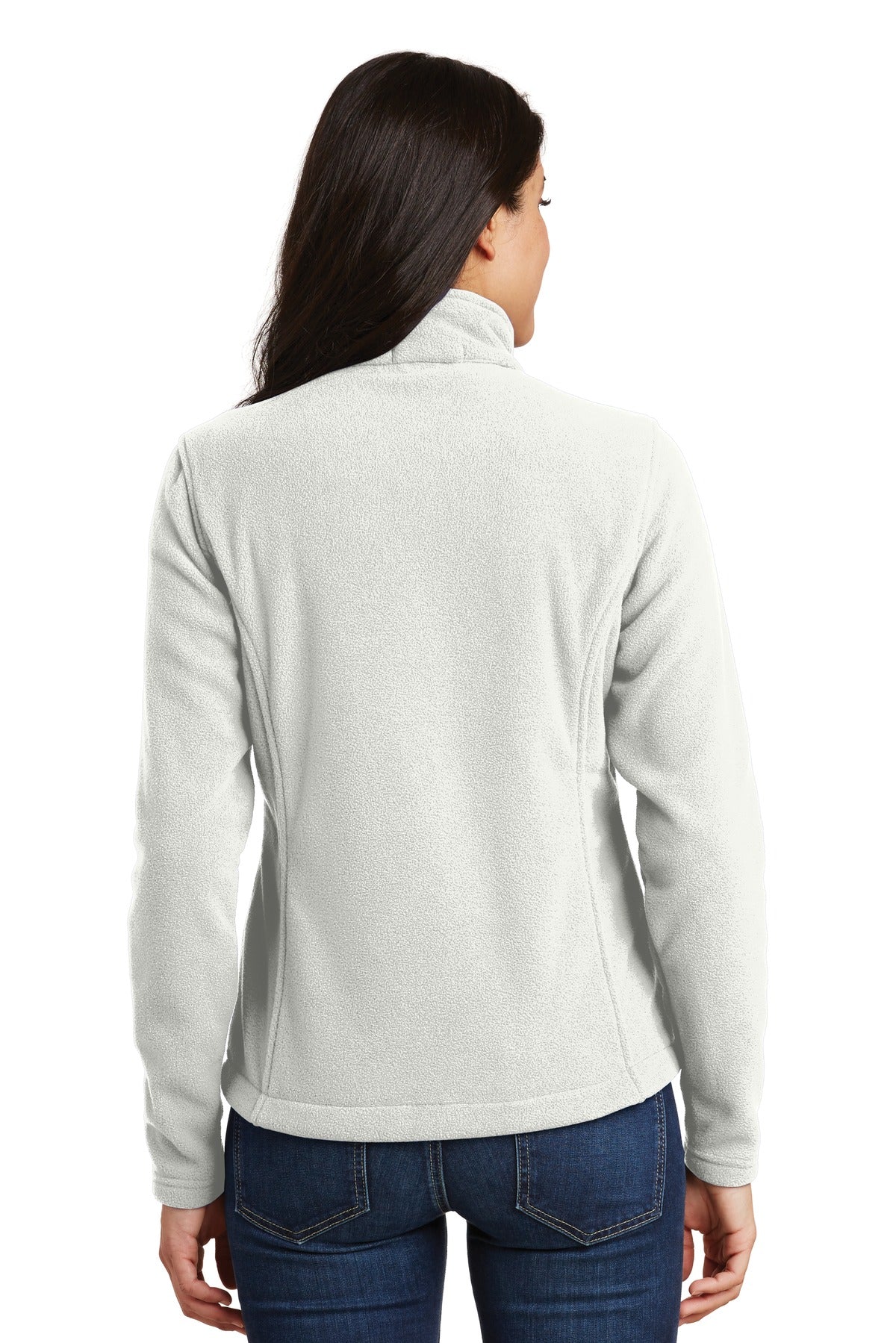 Custom Embroidered Port Authority Women's Value Fleece Jacket. L217,Winter White