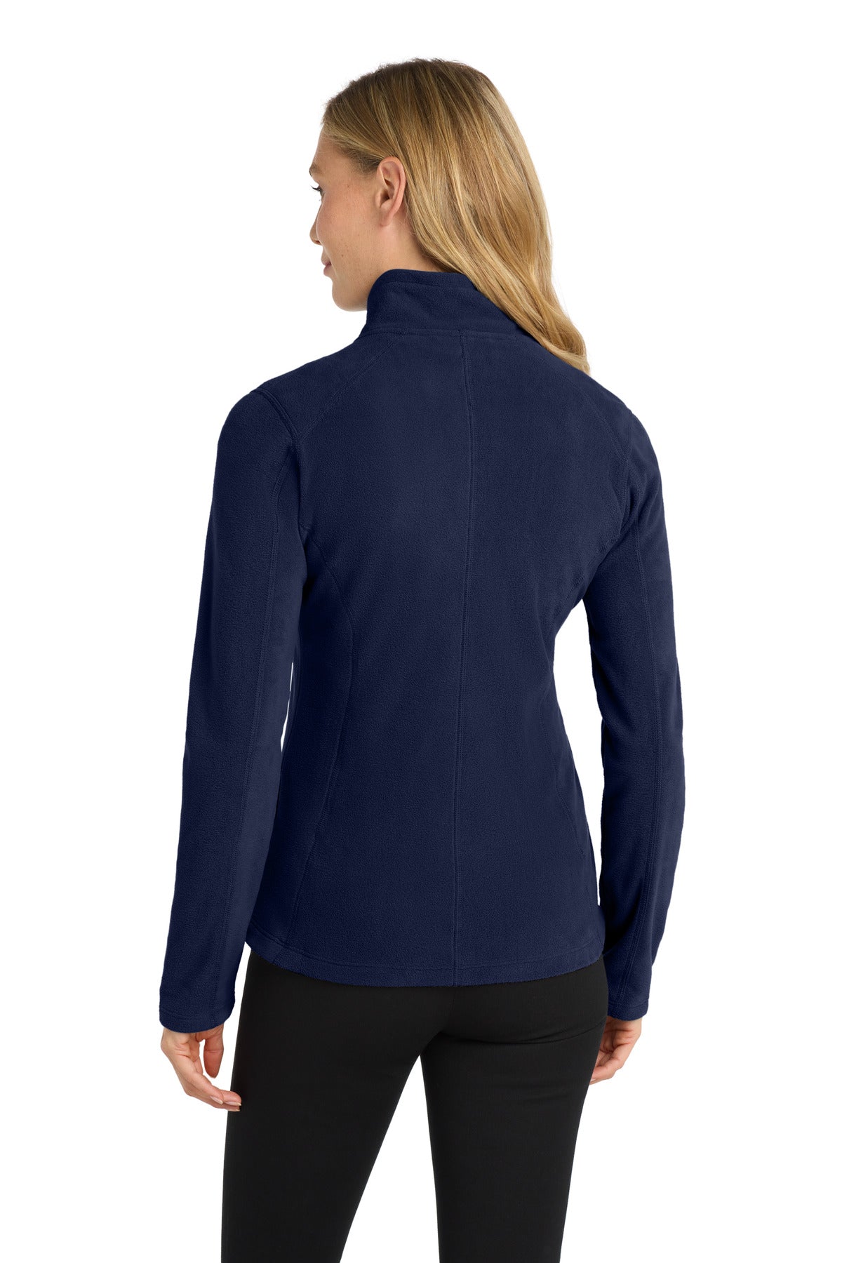 Custom Embroidered Port Authority Women's Microfleece Jacket. L223,True Navy