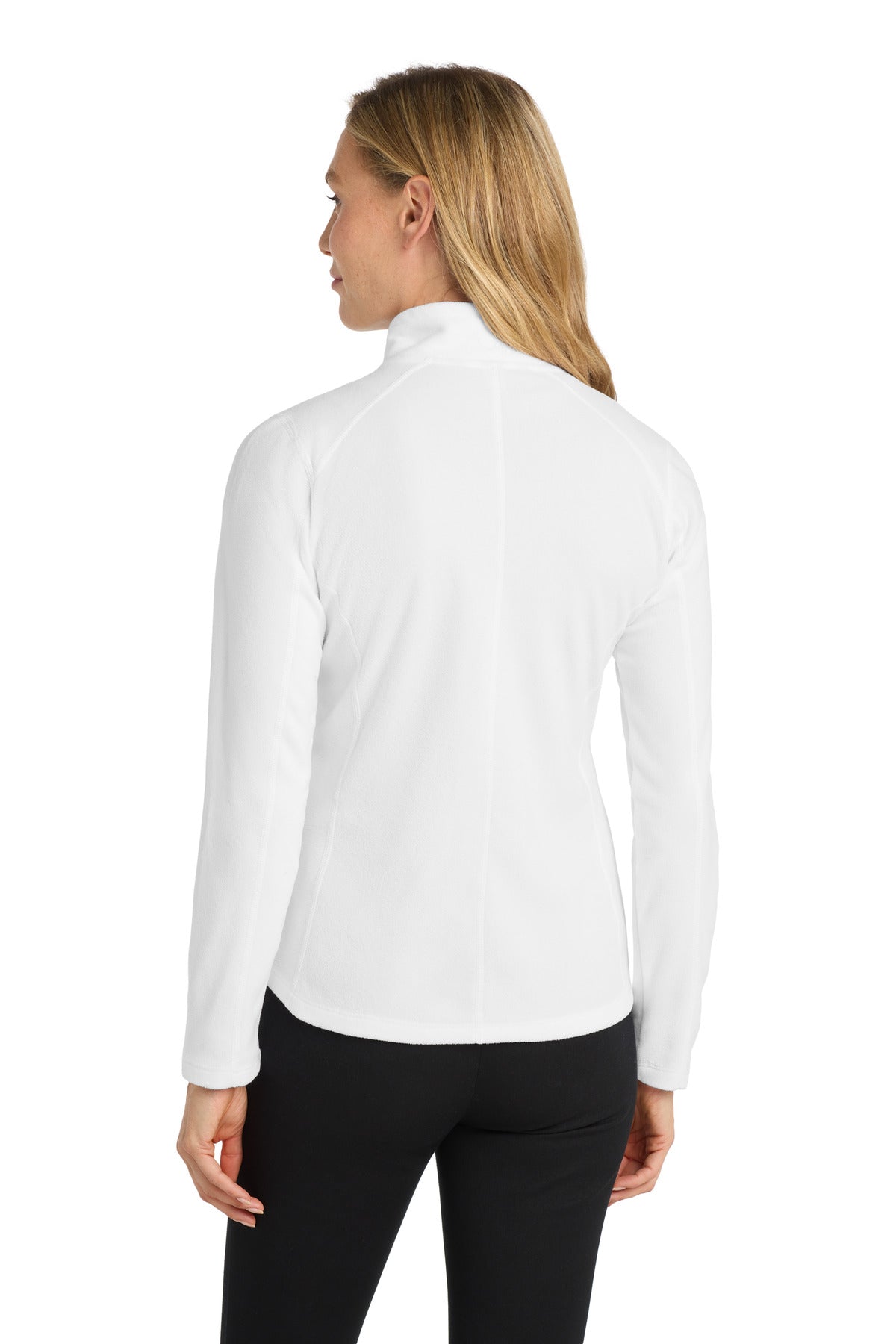 Custom Embroidered Port Authority Women's Microfleece Jacket. L223,White