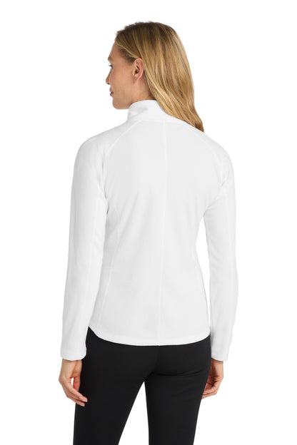 Custom Embroidered Port Authority Women's Microfleece Jacket. L223,White