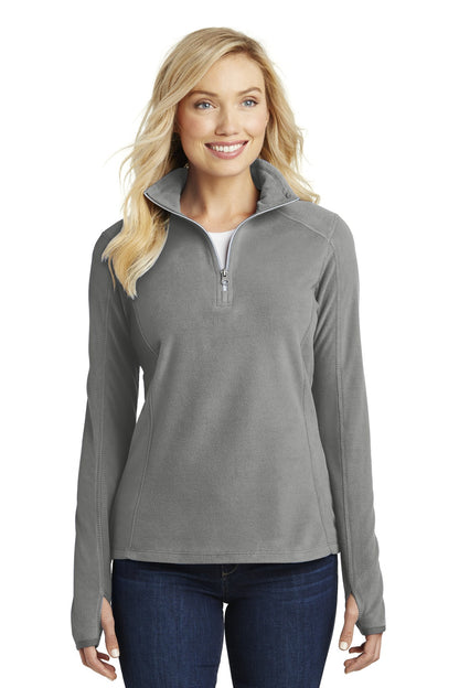 Custom Embroidered Port Authority Outerwear in Pearl Grey