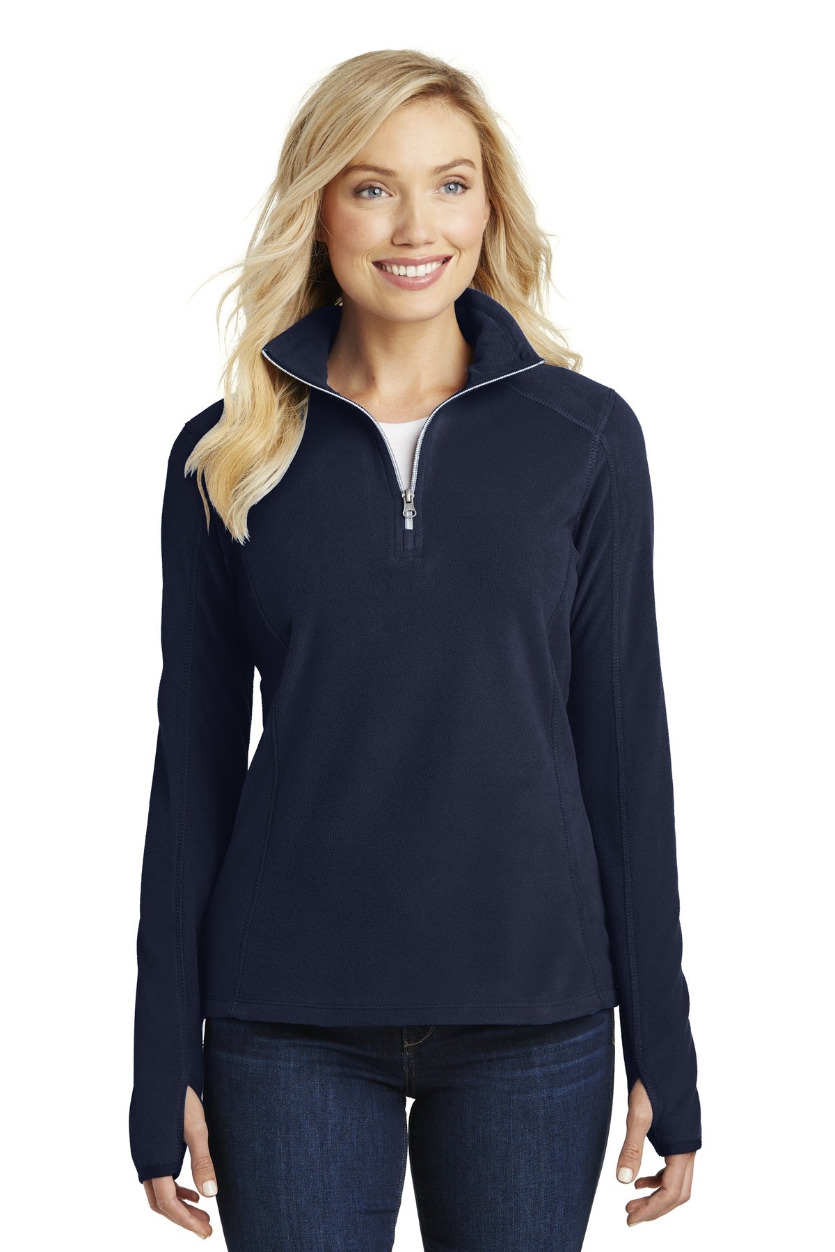 Custom Embroidered Port Authority Outerwear in True Navy