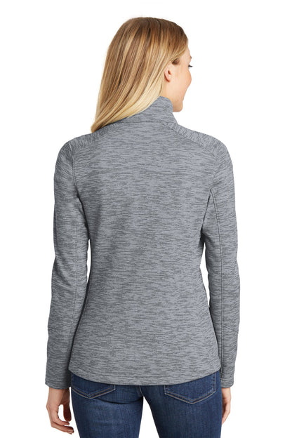 Custom Embroidered Port Authority Women's Digi Stripe Fleece Jacket. L231,Grey