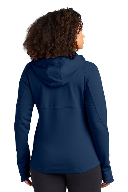 Custom Embroidered Sport-Tek Women's Tech Fleece Full-Zip Hooded Jacket. L248,True Navy