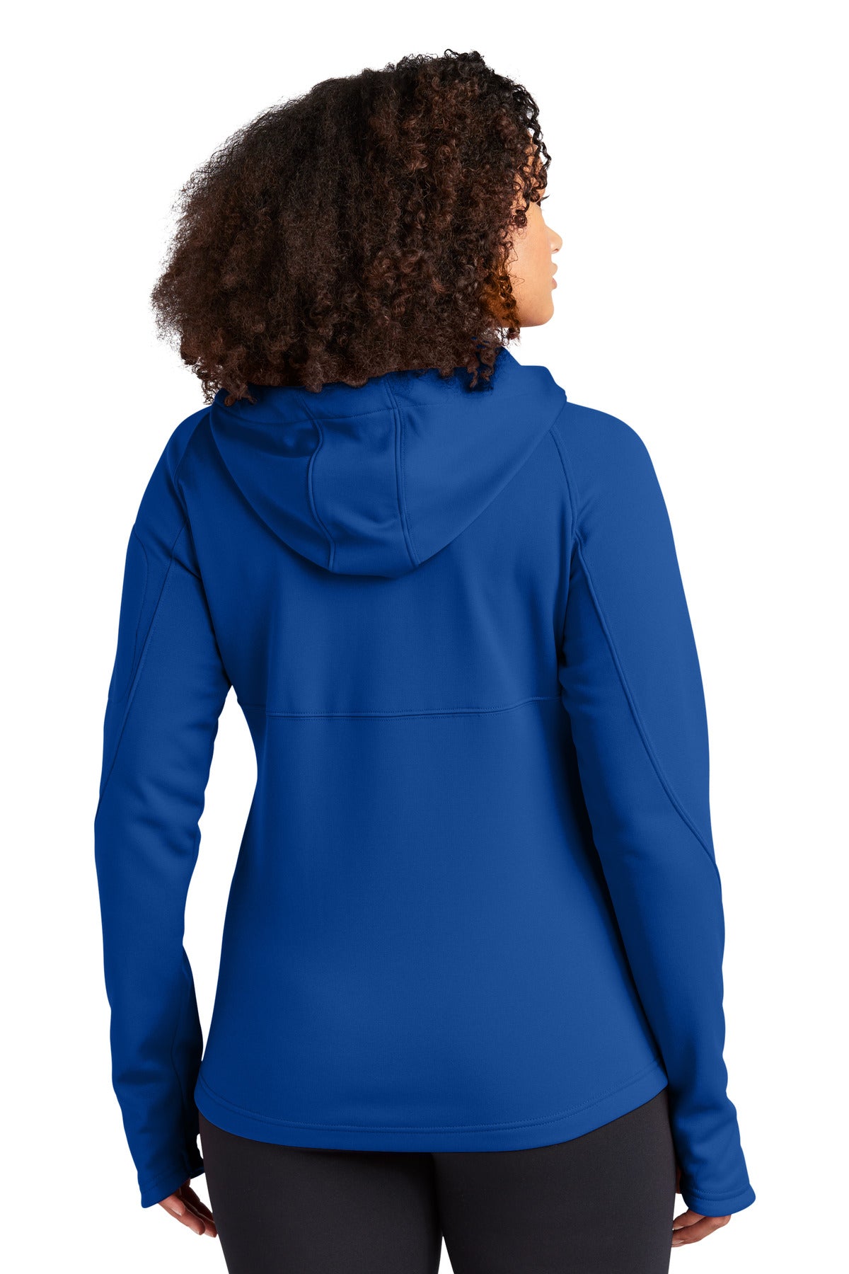 Custom Embroidered Sport-Tek Women's Tech Fleece Full-Zip Hooded Jacket. L248,True Royal