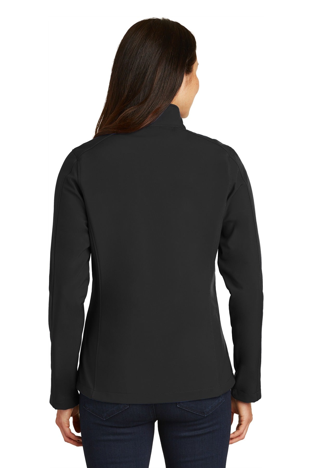 Custom Embroidered Port Authority Women's Core Soft Shell Jacket. L317,Black