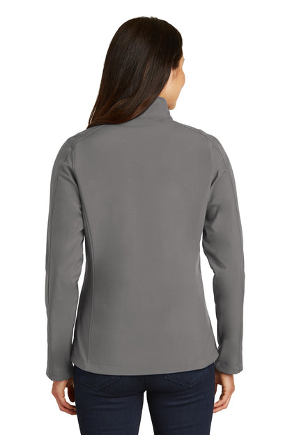 Custom Embroidered Port Authority Women's Core Soft Shell Jacket. L317,Deep Smoke