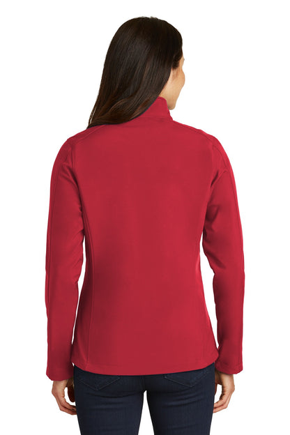 Custom Embroidered Port Authority Women's Core Soft Shell Jacket. L317,Rich Red