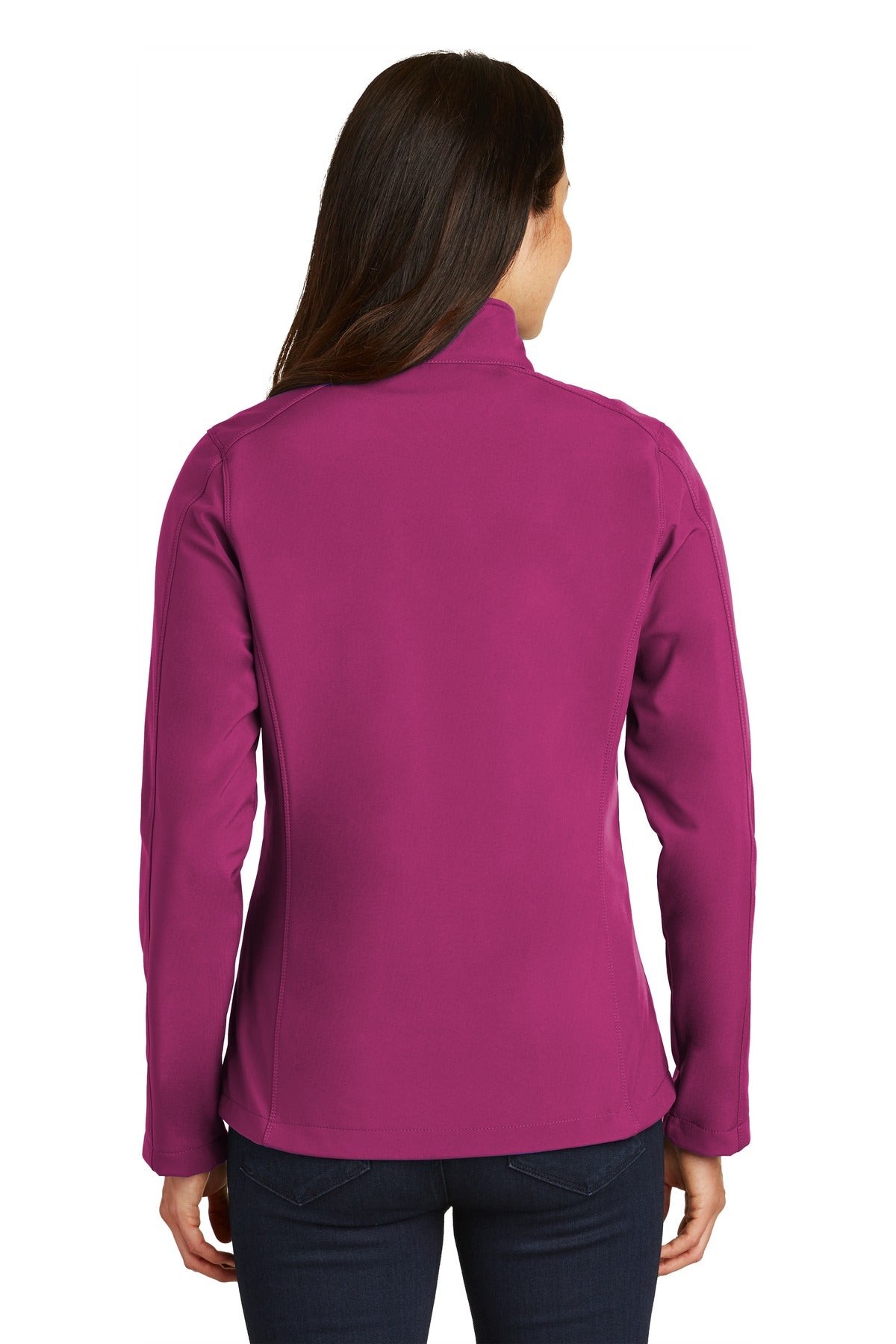 Custom Embroidered Port Authority Women's Core Soft Shell Jacket. L317,Very Berry