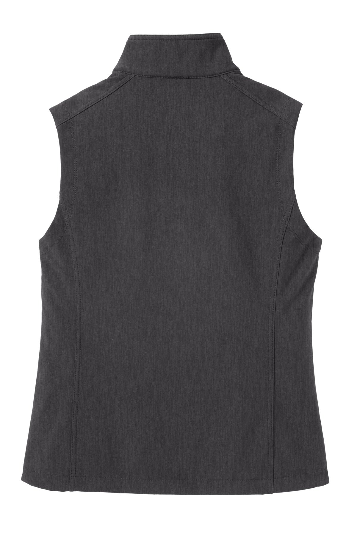 Custom Embroidered Port Authority Outerwear in Black Charcoal Heather
