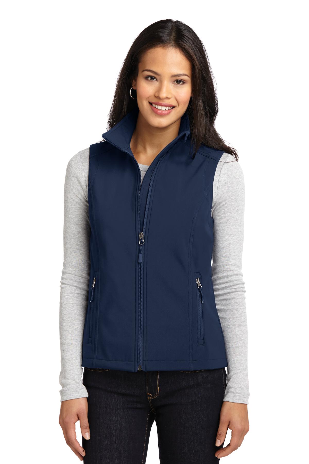 Custom Embroidered Port Authority Outerwear in Dress Blue Navy